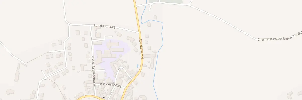 Plan du 26B Rue du Hamel à Bréval
