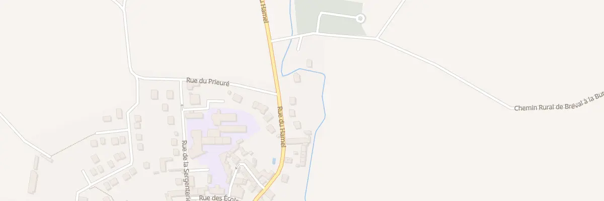 Plan du 30 Rue du Hamel à Bréval