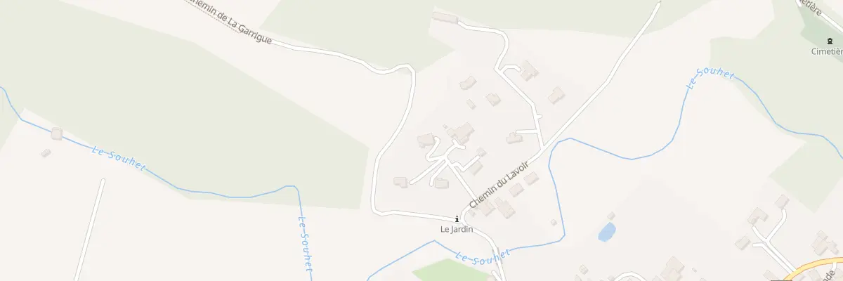Plan du 88 Imp des Acacias à Bondigoux