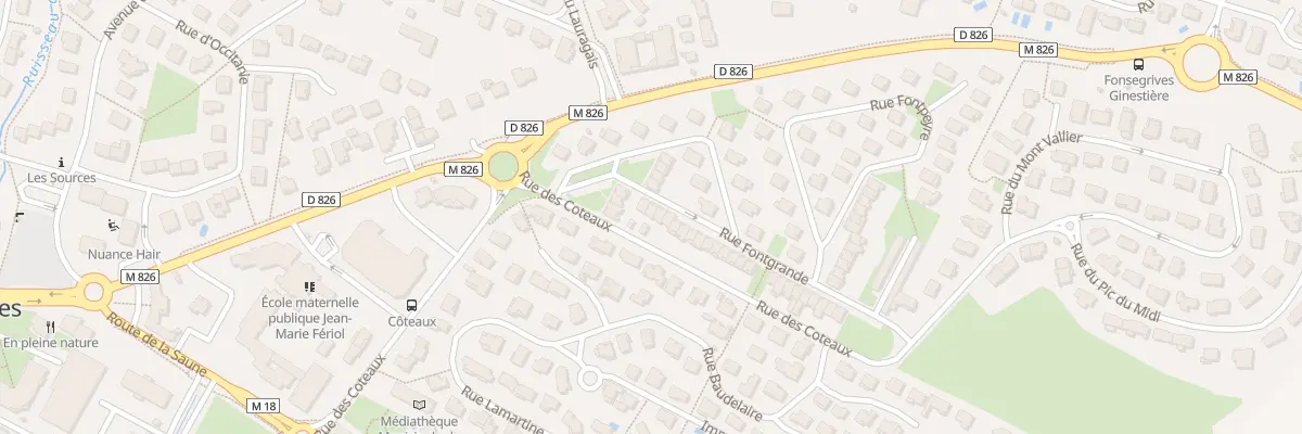 Plan du 2 Rue Fontgrande à Quint-Fonsegrives