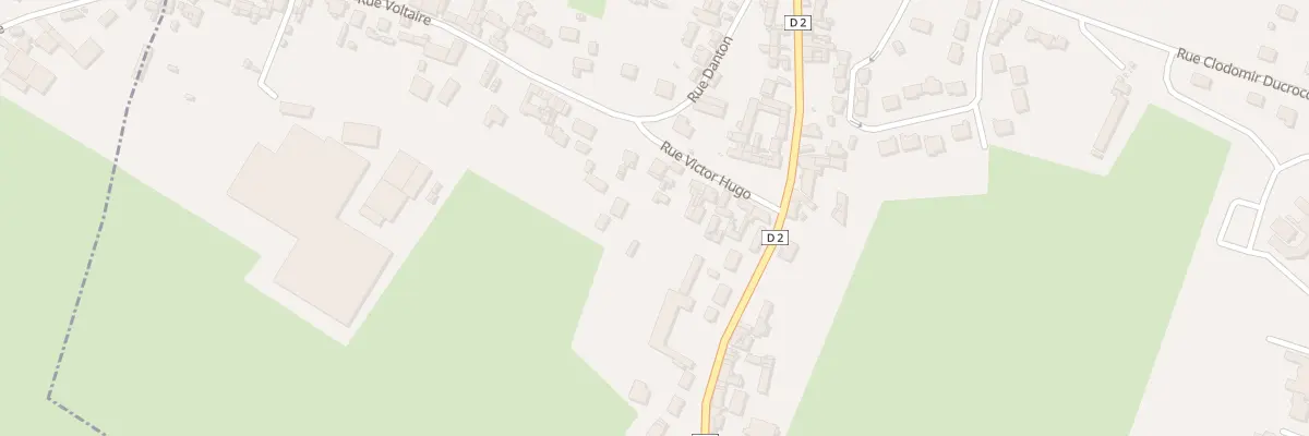 Plan du 15 Rue Victor Hugo à Woincourt