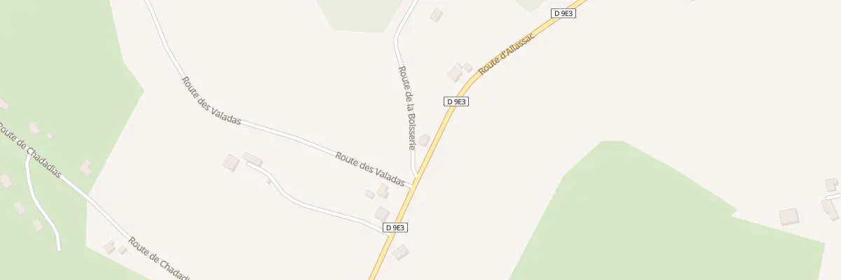 Plan du 962 Rte d’Allassac à Perpezac-le-Noir