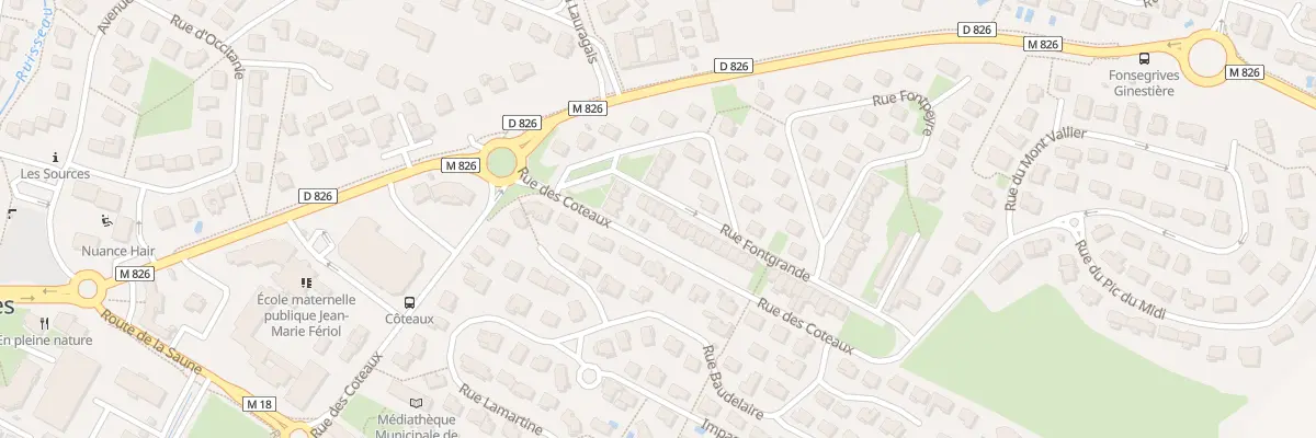 Plan du 3 Rue Fontgrande à Quint-Fonsegrives