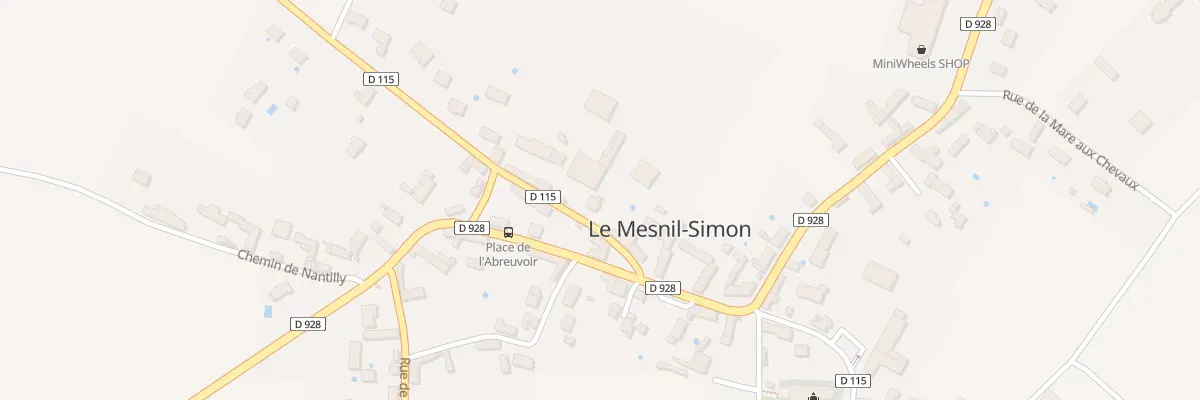 Plan du 6 Rue de Champagne au Mesnil-Simon