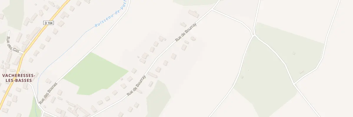 Plan du 30 Rue de Bourray à Nogent-le-Roi