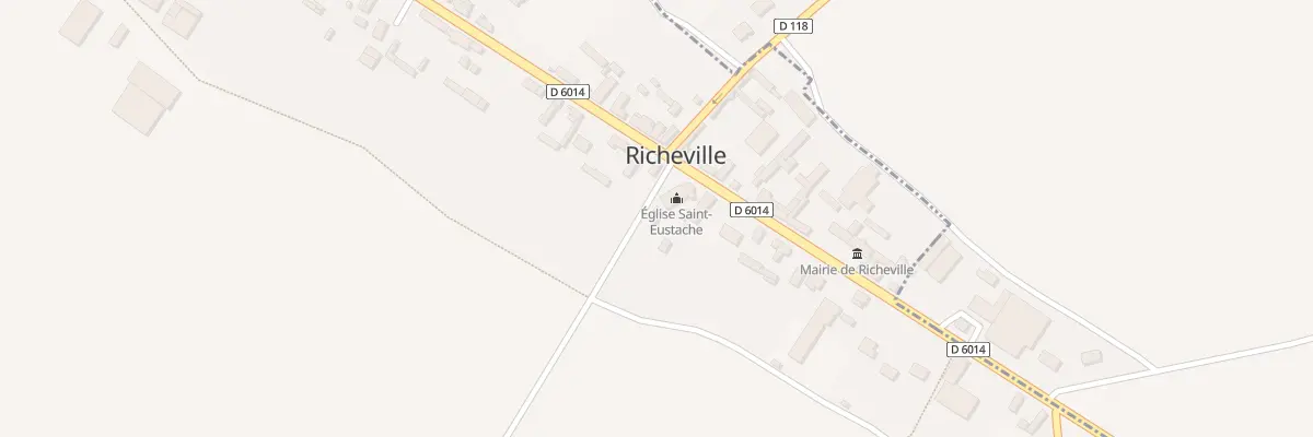 Plan du 16 Richeville à Richeville