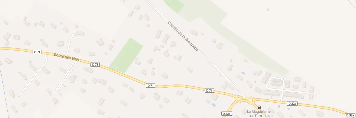 Plan du 217 Che de la Busquette à La Magdelaine-sur-Tarn