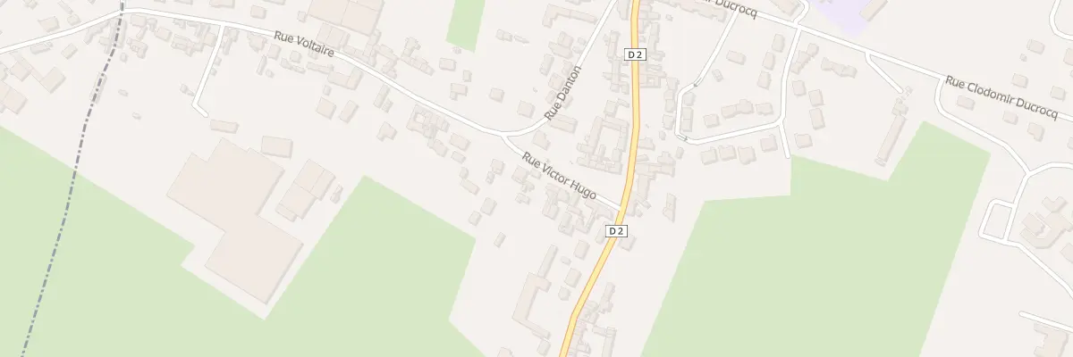 Plan du 17 Rue Victor Hugo à Woincourt