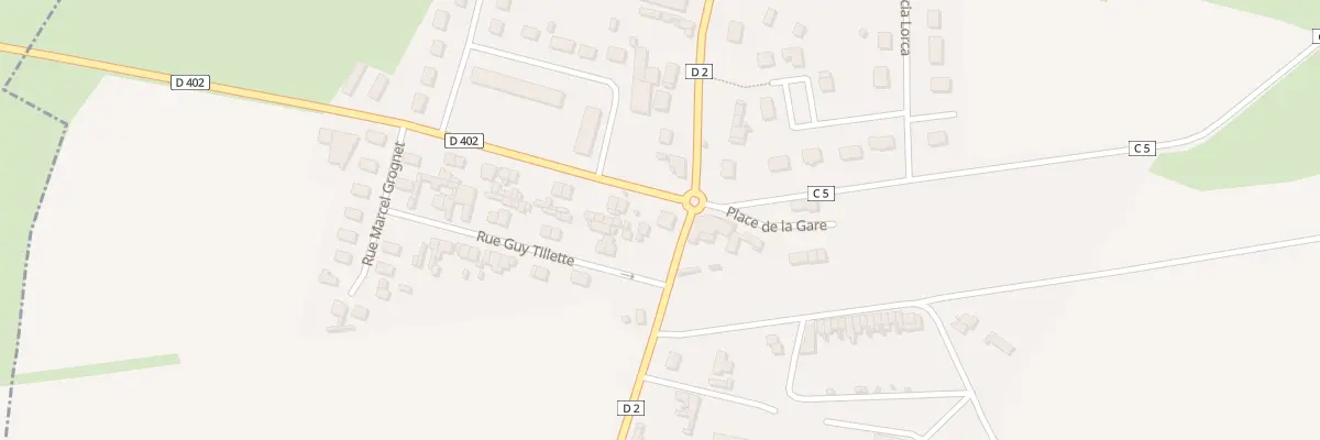Plan du 90 Rue Jean Jaurès à Woincourt