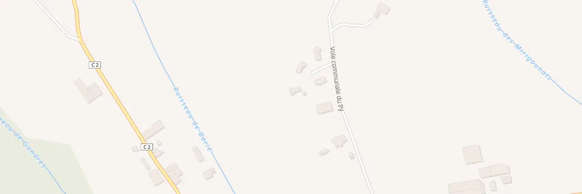 Plan du 5205 A Rouge à La Salvetat-Belmontet