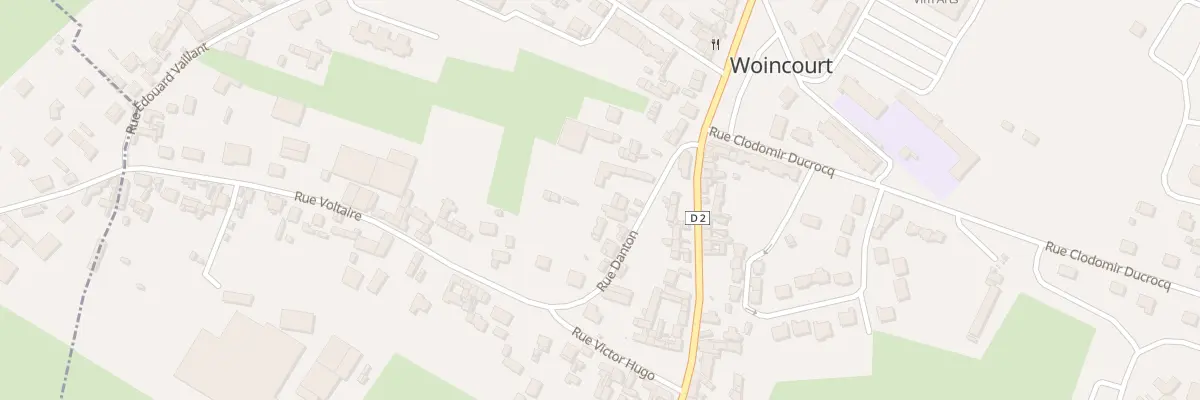 Plan du 14B Rue Danton à Woincourt