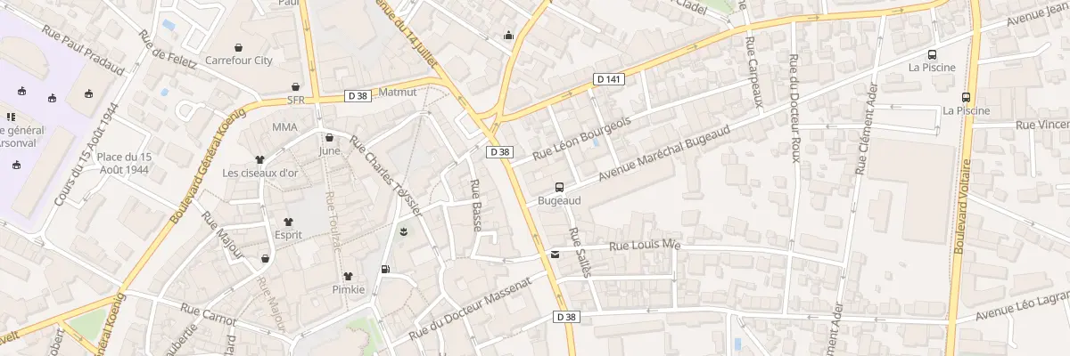 Plan du 9 Bd Du Salan à Brive-la-Gaillarde