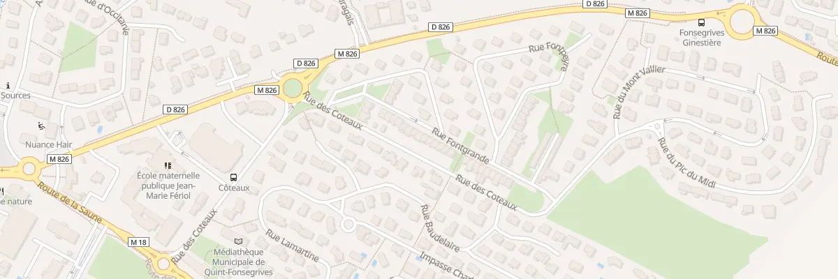 Plan du 8 Rue Fontgrande à Quint-Fonsegrives