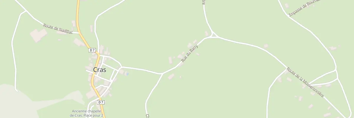 Plan du 5015 Le Barry à Cras