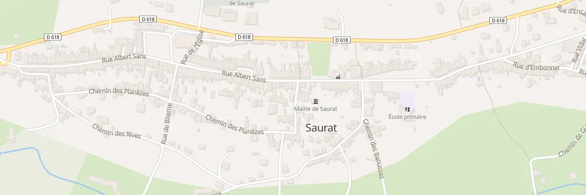 Plan du 552 Rue de Camou à Saurat