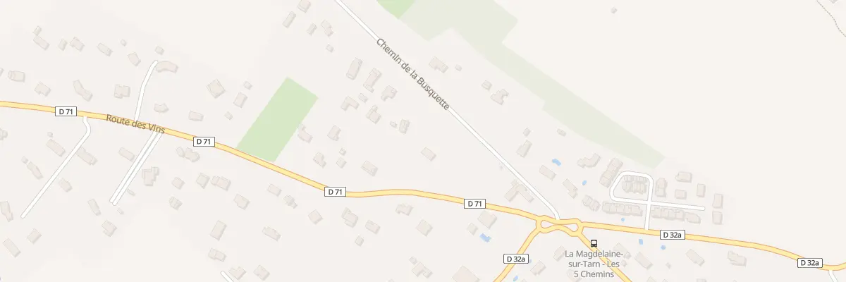 Plan du 187 Che de la Busquette à La Magdelaine-sur-Tarn