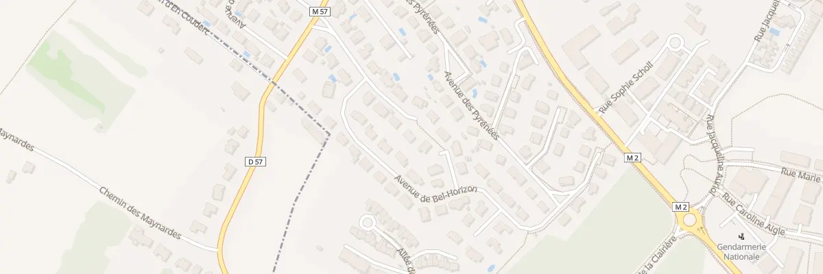 Plan du 6 Rue du Montcalm à Saint-Orens-de-Gameville