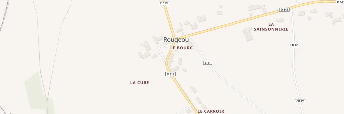 Plan du 6 Le Bourg à Rougeou