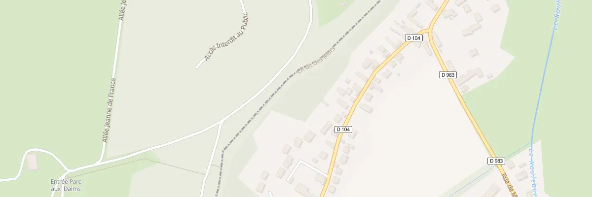 Plan du 20B Rue de Vacheresses à Néron