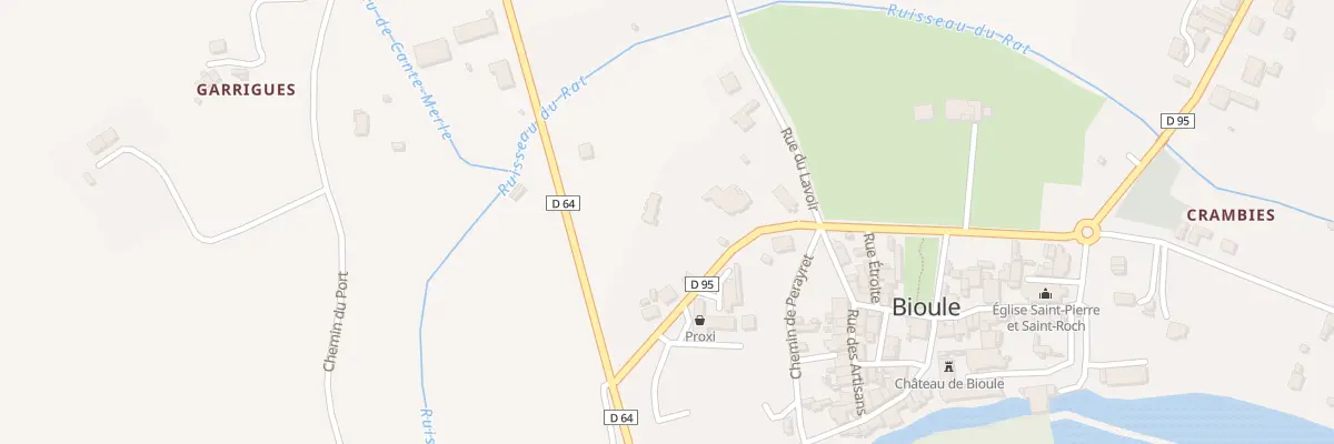 Plan du 5 Av Hugues IV de Cardaillac à Bioule
