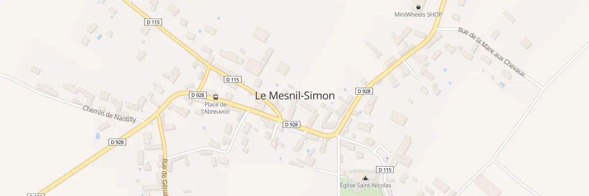 Plan du 5000 Rue de Champagne au Mesnil-Simon