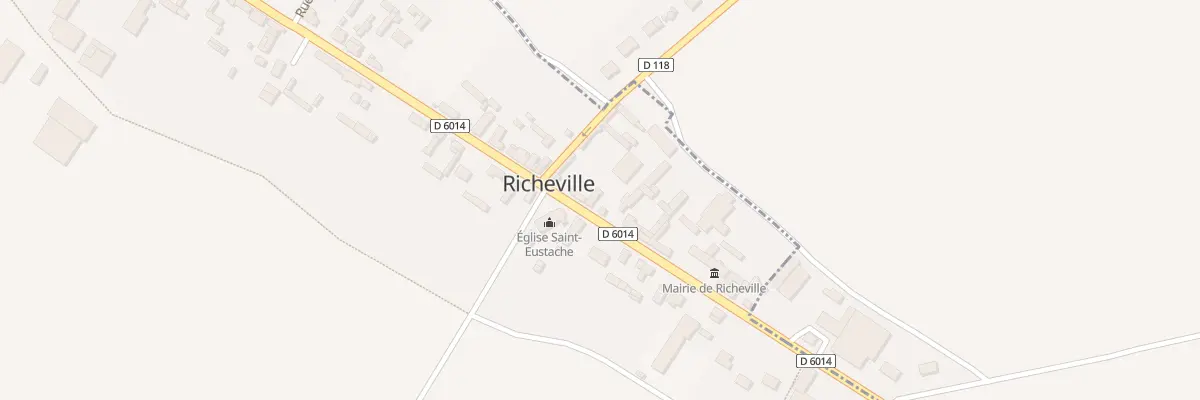 Plan du 51 Rte Nationale à Richeville