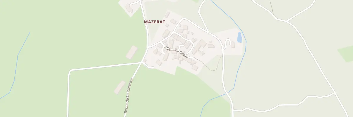 Plan du 4 All des Geais - Mazeirat à Saint-Priest-la-Feuille