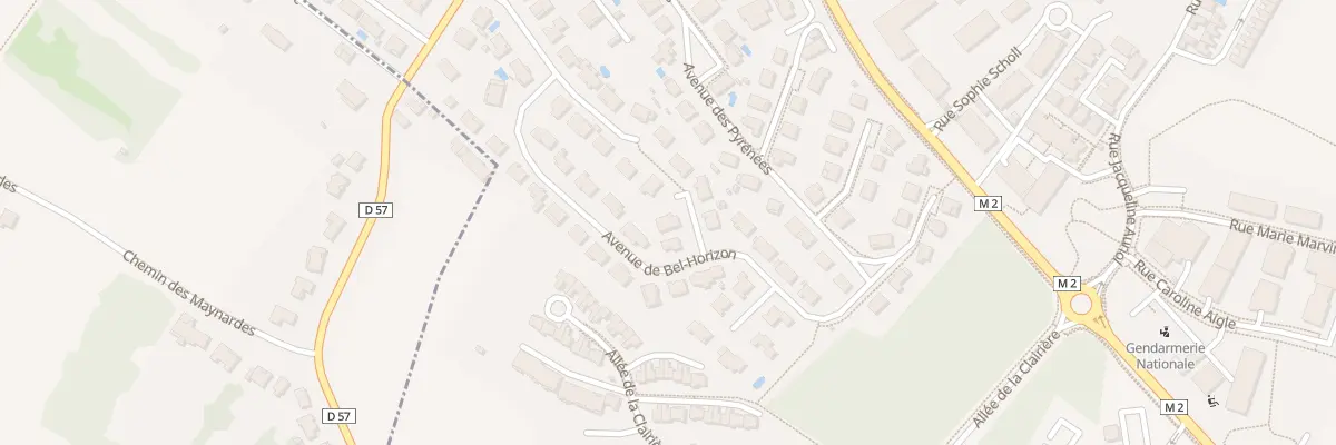 Plan du 1 Rue du Carlitte à Saint-Orens-de-Gameville