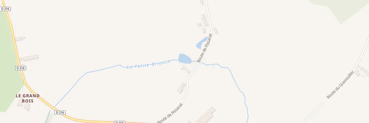 Plan du 5020 Pissarat à La Porcherie