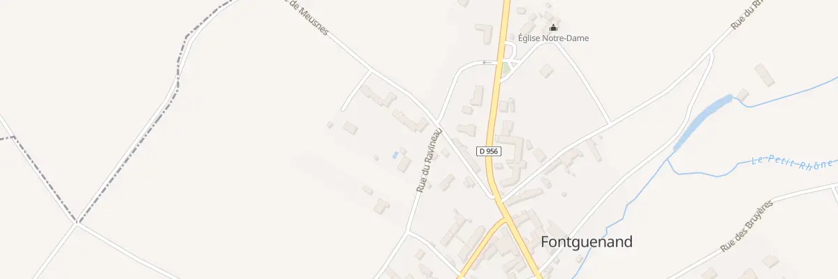 Plan du 3 Rte de Meusnes à Fontguenand