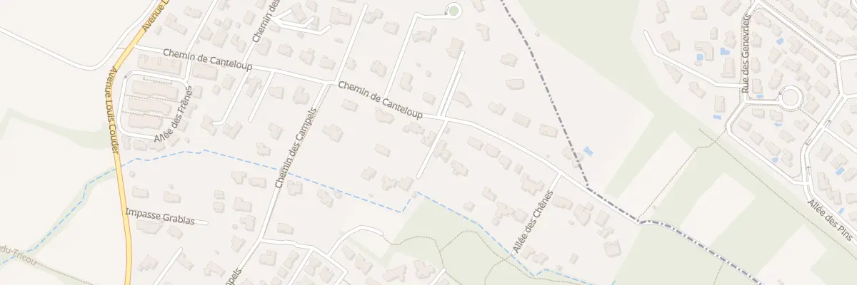 Plan du 28 Che de Canteloup à Labège