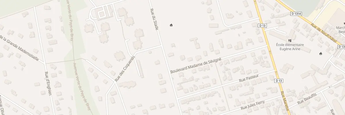 Plan du 26 Bd Madame de Sevigne à Forges-les-Eaux