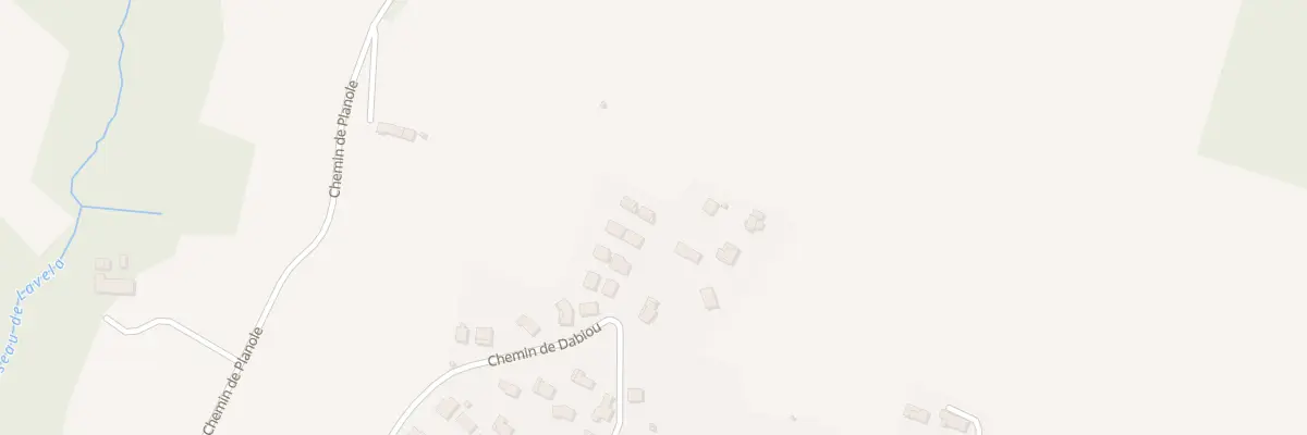 Plan du 595 Che de Dabiou à Cintegabelle