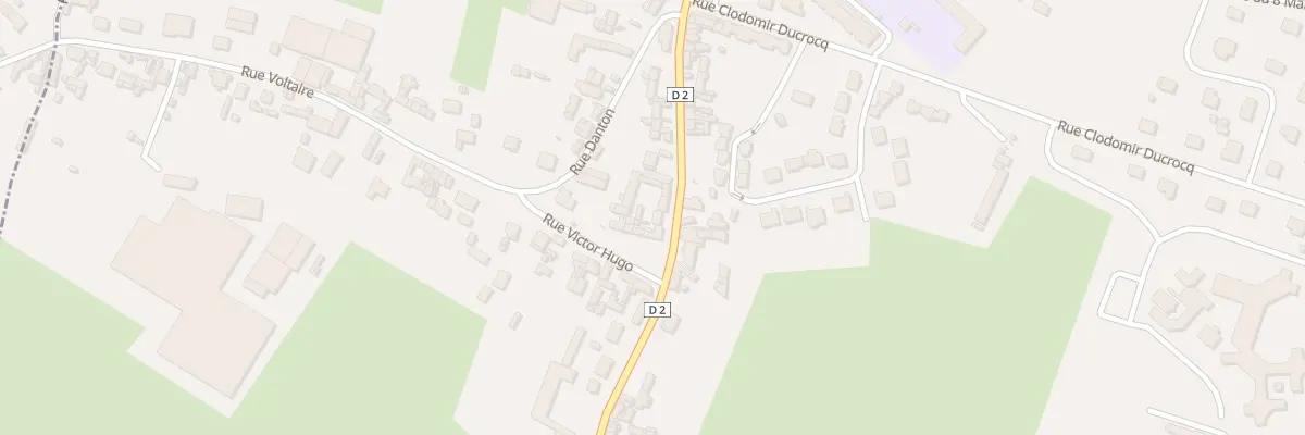 Plan du 66 Rue Jean Jaurès à Woincourt