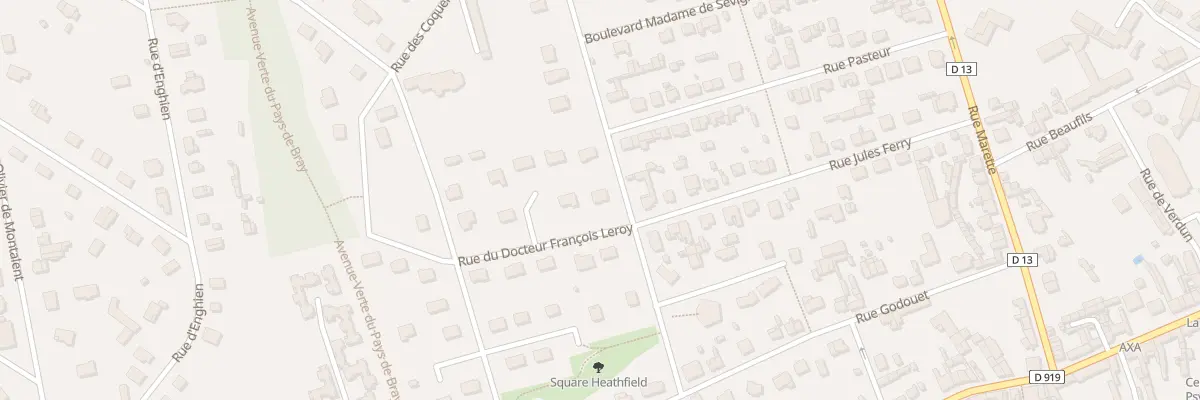 Plan du 32 Bd Madame de Sevigne à Forges-les-Eaux