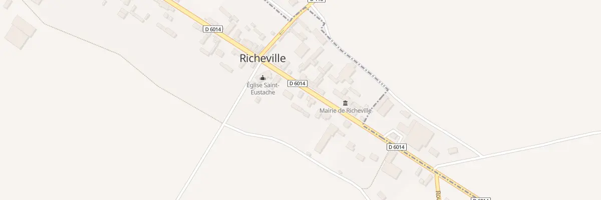 Plan du 48 Rte Nationale à Richeville