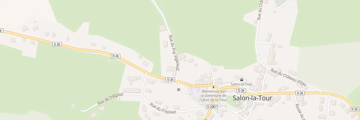 Plan du 6 Rue du Puy Vigeraud à Salon-la-Tour