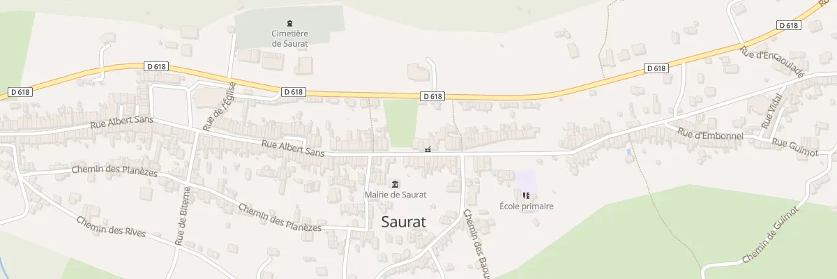 Plan du 127 Rue Albert Sans à Saurat