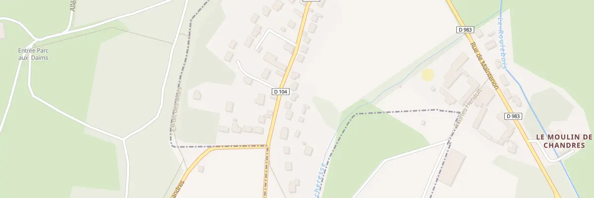 Plan du 25 Rue de Vacheresses à Lormaye
