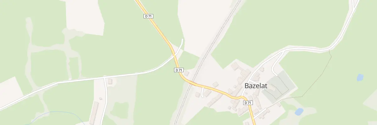 Plan du 4 Le Bourg à Bazelat