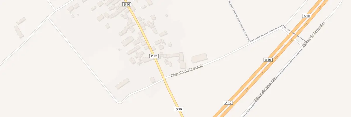 Plan du 2 Che de Lussault à Séris