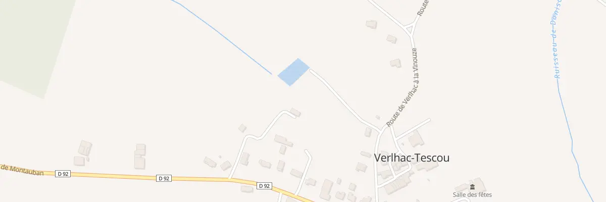 Plan du 264 Rte de Montauban à Verlhac-Tescou