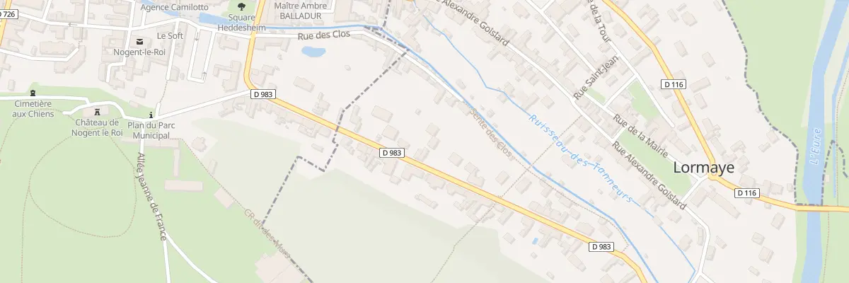 Plan du 19 Rue du Chemin Neuf à Lormaye