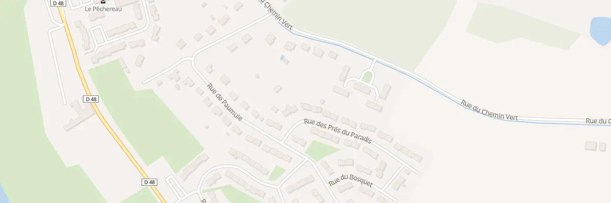 Plan du 5 Rue des Pres du Paradis au Pêchereau