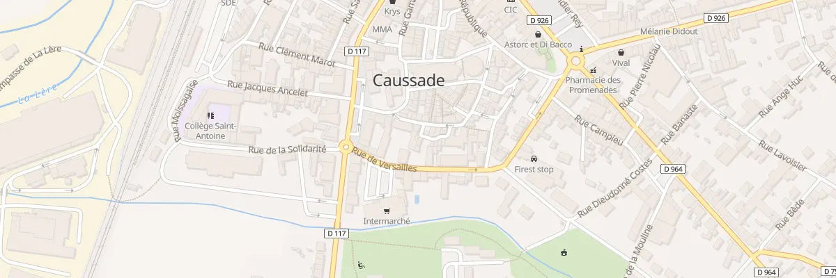 Plan du 6 Rue Estivenque à Caussade