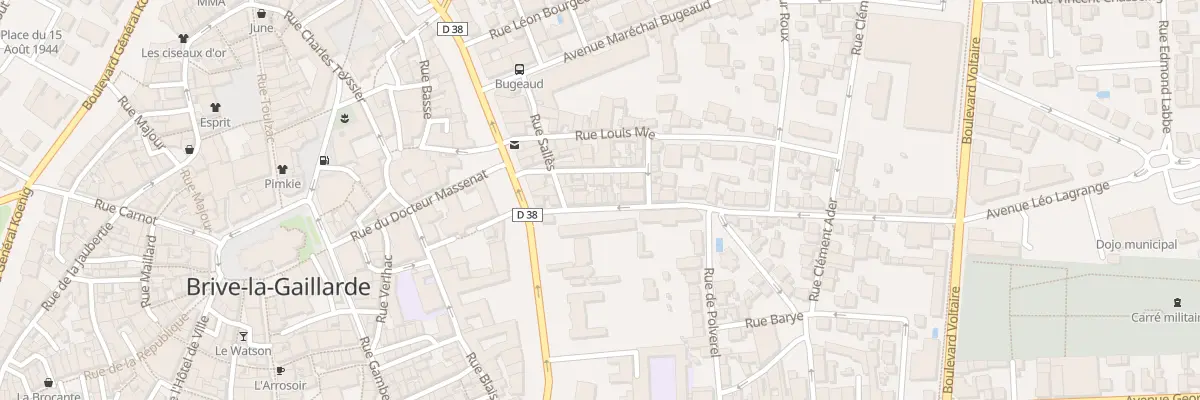 Plan du 7 Rue Gal Dalton à Brive-la-Gaillarde