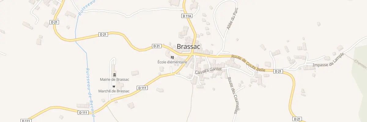 Plan du 1 Sq Mazerat à Brassac