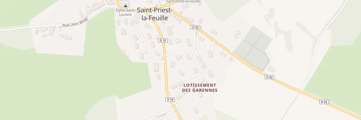Plan du 4 Rue des Frères Stein à Saint-Priest-la-Feuille