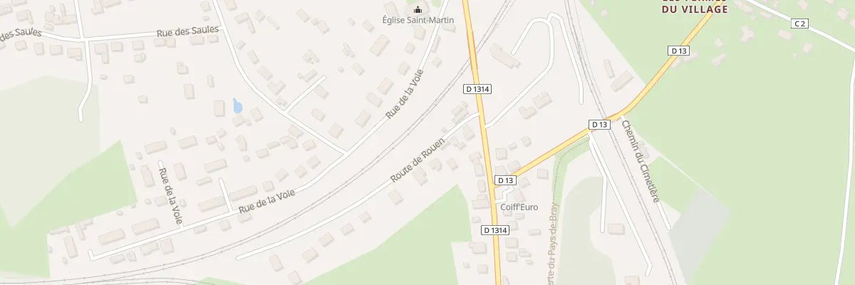 Plan du 1 Rte de Rouen à Serqueux