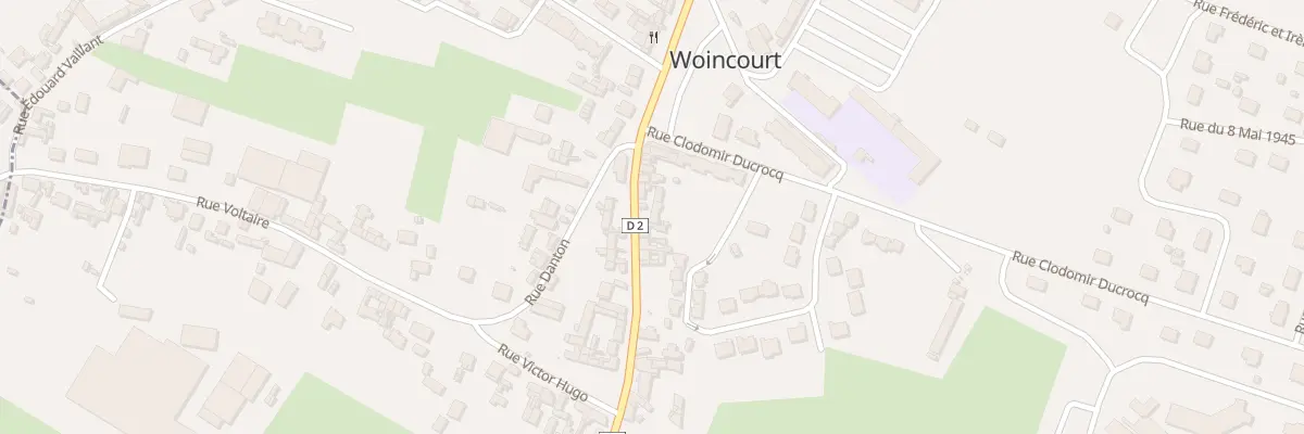 Plan du 37 Rue Jean Jaurès à Woincourt